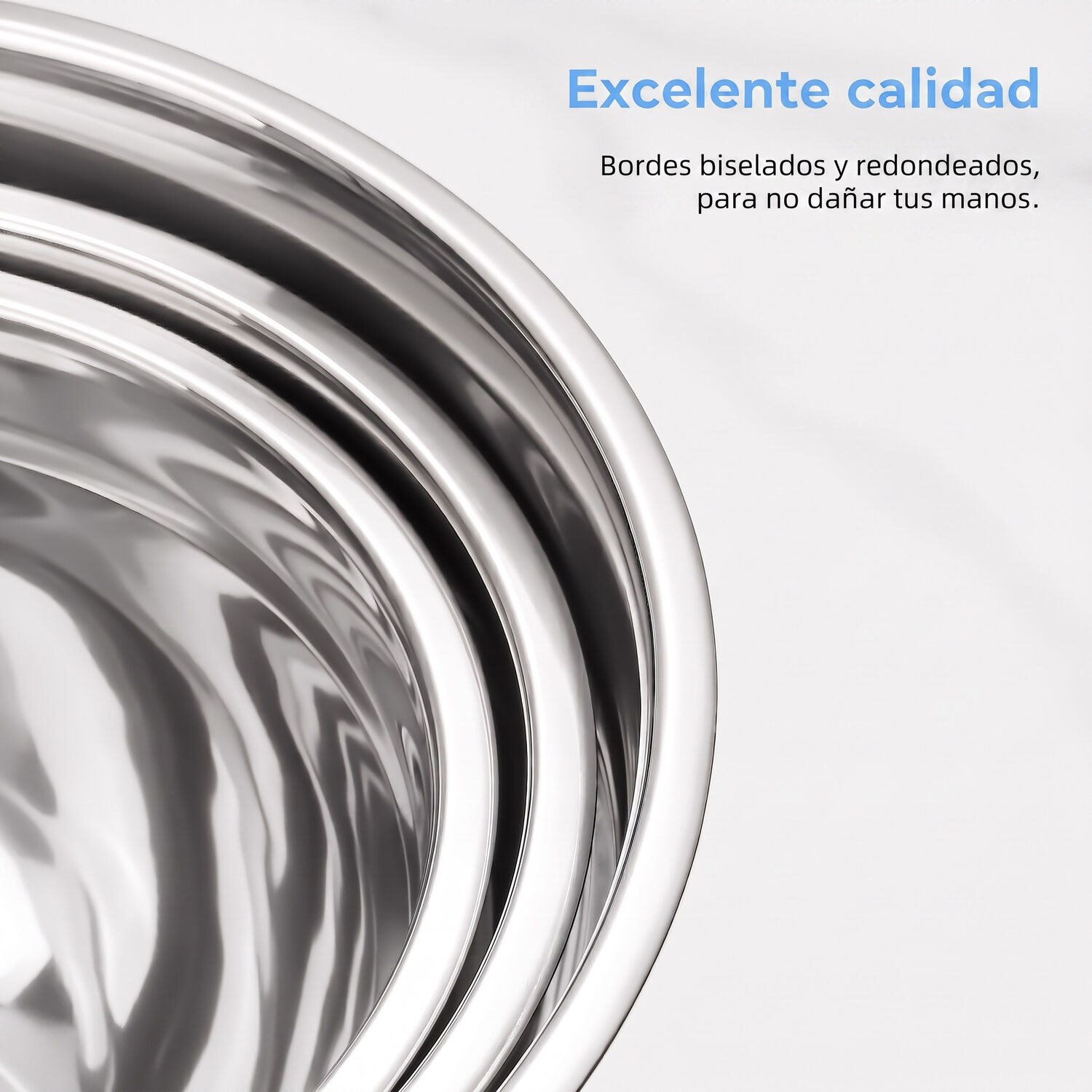 Set De Bowls Azhome Acero / 3 Piezas / 1.4 Lt / 2.0 Lt / 3.5 Lt image number 6.0